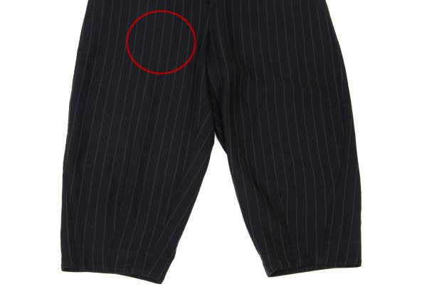 COMME des GARCONS Wool Stripe Harem Pants Navy Size S