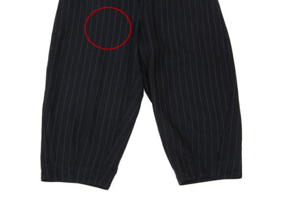 COMME des GARCONS Wool Stripe Harem Pants Navy Size S