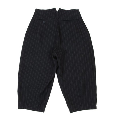 COMME des GARCONS Wool Stripe Harem Pants Navy Size S
