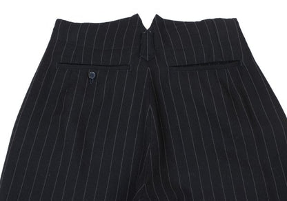 COMME des GARCONS Wool Stripe Harem Pants Navy Size S