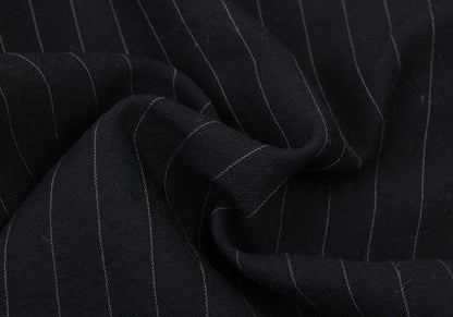 COMME des GARCONS Wool Stripe Harem Pants Navy Size S