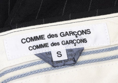 COMME des GARCONS Wool Stripe Harem Pants Navy Size S