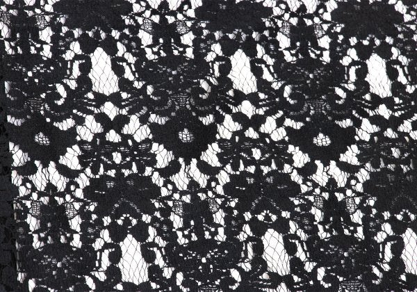 Yohji Yamamoto 25SS Flower Lace Panel Pants Black Size 2