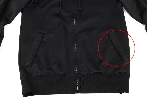 COMME des GARCONS HOMME PLUS 16AW Jersey Hoodie Black Size S
