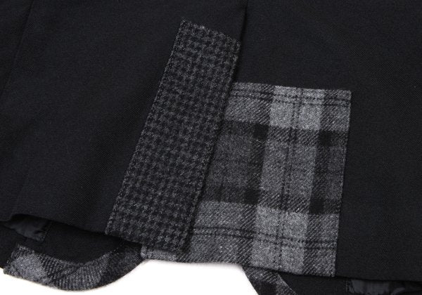 COMME des GARCONS HOMME Dyed Poly Lapel Black Grey Jacket Size S
