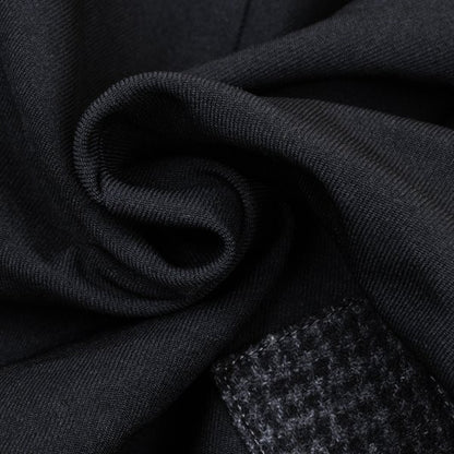 COMME des GARCONS HOMME Dyed Poly Lapel Black Grey Jacket Size S