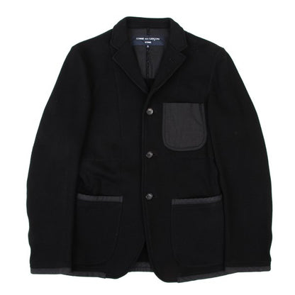 COMME des GARCONS HOMME Cotton Sweat Jacket Black Size S