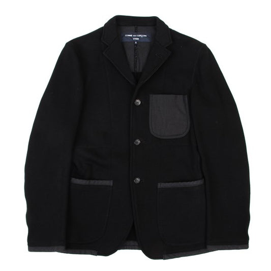 COMME des GARCONS HOMME Cotton Sweat Jacket Black Size S