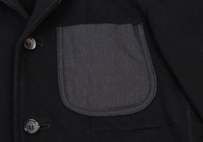 COMME des GARCONS HOMME Cotton Sweat Jacket Black Size S