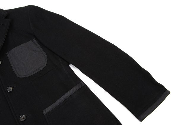 COMME des GARCONS HOMME Cotton Sweat Jacket Black Size S