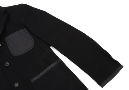 COMME des GARCONS HOMME Cotton Sweat Jacket Black Size S