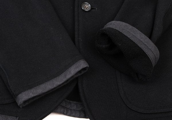 COMME des GARCONS HOMME Cotton Sweat Jacket Black Size S