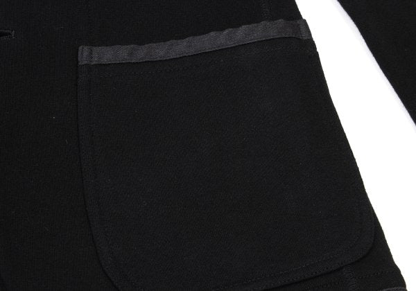 COMME des GARCONS HOMME Cotton Sweat Jacket Black Size S