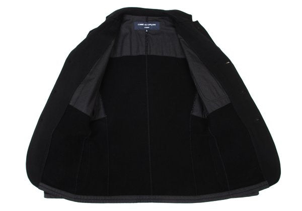 COMME des GARCONS HOMME Cotton Sweat Jacket Black Size S