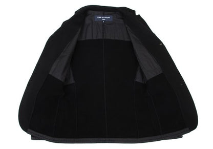 COMME des GARCONS HOMME Cotton Sweat Jacket Black Size S