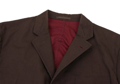 COMME des GARCONS HOMME Bicolor Side Jacket Brown Size S