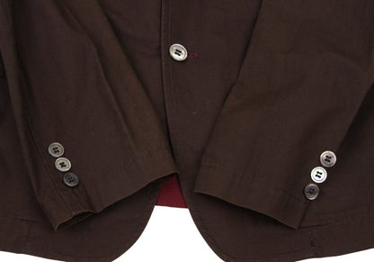 COMME des GARCONS HOMME Bicolor Side Jacket Brown Size S