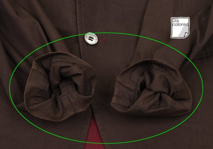 COMME des GARCONS HOMME Bicolor Side Jacket Brown Size S