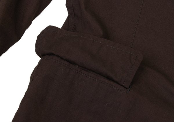 COMME des GARCONS HOMME Bicolor Side Jacket Brown Size S