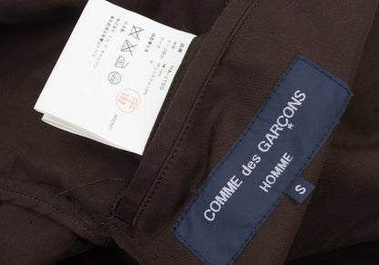 COMME des GARCONS HOMME Bicolor Side Jacket Brown Size S