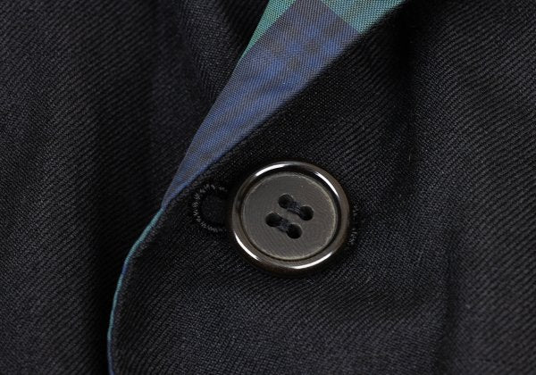 COMME des GARCONS HOMME Wool Linen Jacket Black Size XS