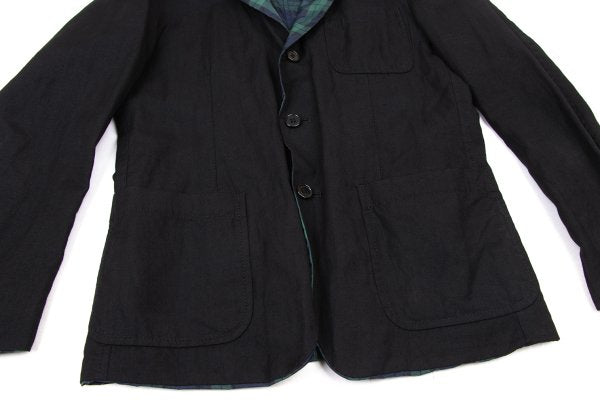 COMME des GARCONS HOMME Wool Linen Jacket Black Size XS