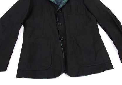 COMME des GARCONS HOMME Wool Linen Jacket Black Size XS