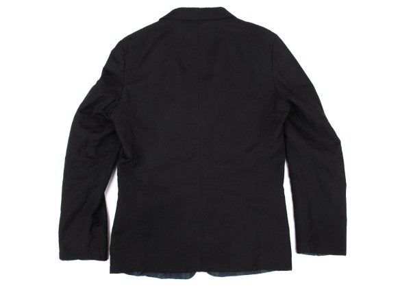 COMME des GARCONS HOMME Wool Linen Jacket Black Size XS