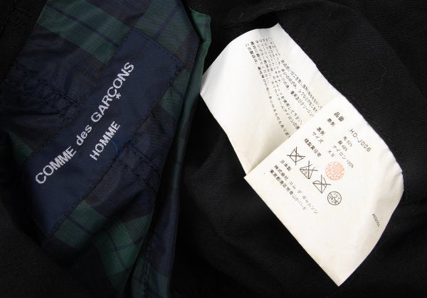 COMME des GARCONS HOMME Wool Linen Jacket Black Size XS