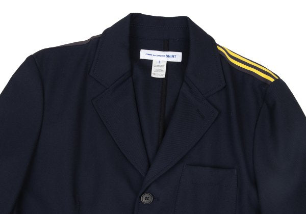 COMME des GARCONS SHIRT 13AW Wool Tape Jacket Blue Size S