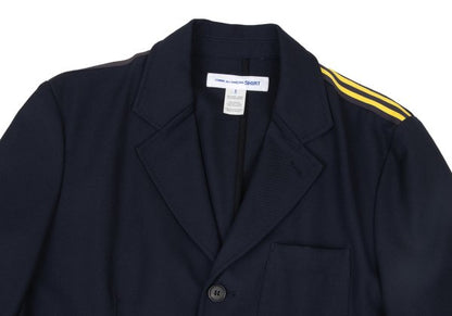 COMME des GARCONS SHIRT 13AW Wool Tape Jacket Blue Size S