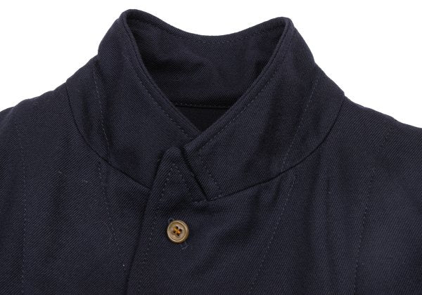 COMME des GARCONS SHIRT Wool Peaked Lapel Jacket Navy Size S
