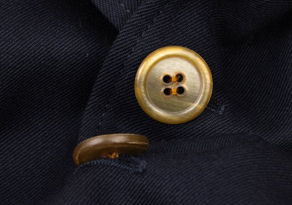 COMME des GARCONS SHIRT Wool Peaked Lapel Jacket Navy Size S