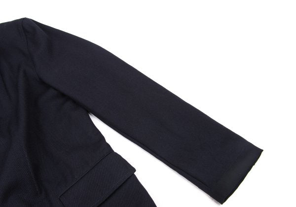 COMME des GARCONS SHIRT Wool Peaked Lapel Jacket Navy Size S
