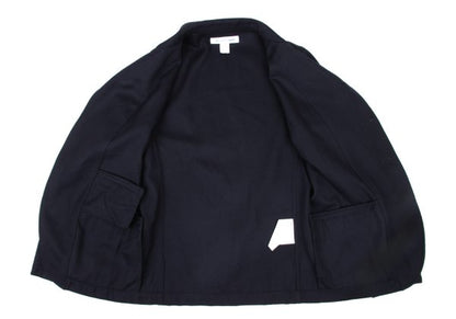 COMME des GARCONS SHIRT Wool Peaked Lapel Jacket Navy Size S