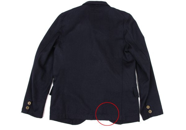 COMME des GARCONS SHIRT Wool Peaked Lapel Jacket Navy Size S