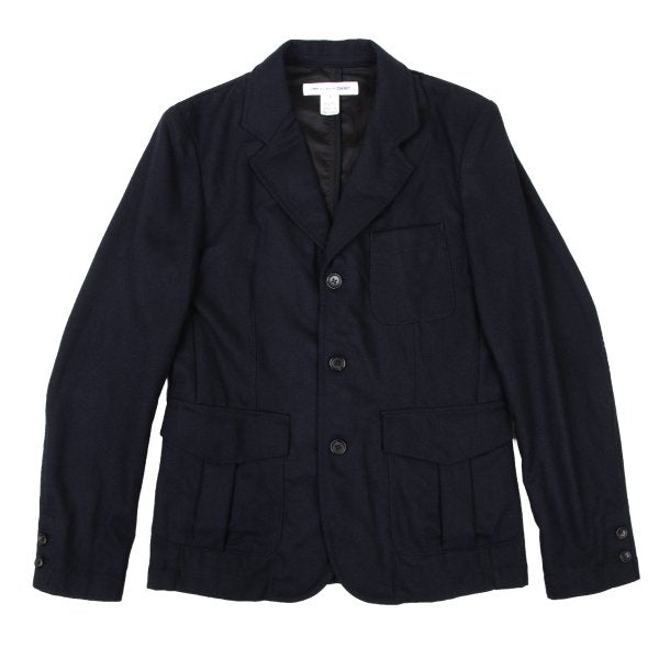 COMME des GARCONS SHIRT 14AW Wool Blend Jacket Navy Size S