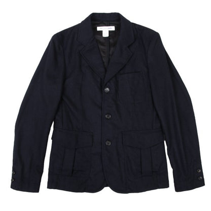COMME des GARCONS SHIRT 14AW Wool Blend Jacket Navy Size S