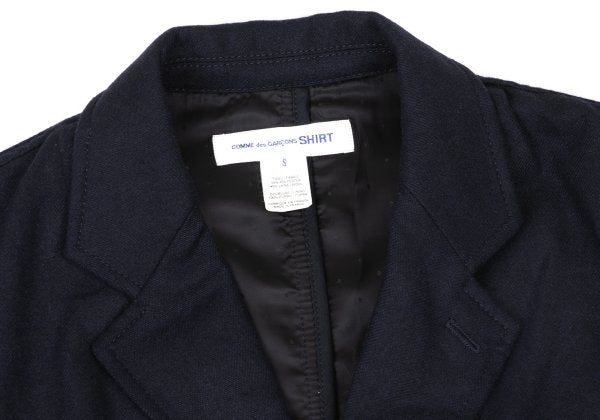 COMME des GARCONS SHIRT 14AW Wool Blend Jacket Navy Size S