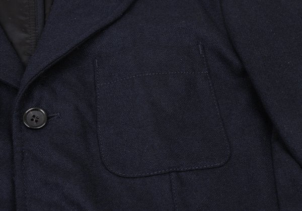 COMME des GARCONS SHIRT 14AW Wool Blend Jacket Navy Size S