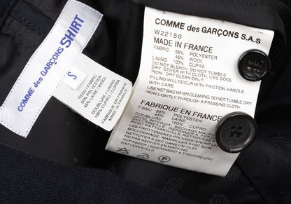 COMME des GARCONS SHIRT 14AW Wool Blend Jacket Navy Size S