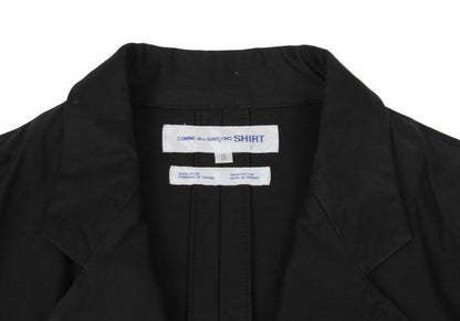 COMME des GARCONS SHIRT 04SS Cotton Zip Jacket Black Size S