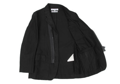 COMME des GARCONS SHIRT 04SS Cotton Zip Jacket Black Size S