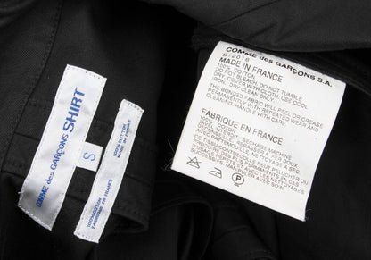 COMME des GARCONS SHIRT 04SS Cotton Zip Jacket Black Size S
