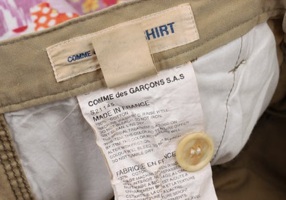 COMME des GARCONS SHIRT 13SS Floral Chino Beige Size S