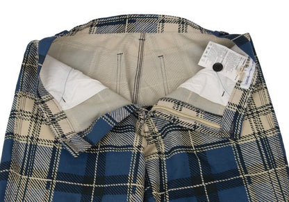 COMME des GARCONS SHIRT Poly Check Pants Blue Size S