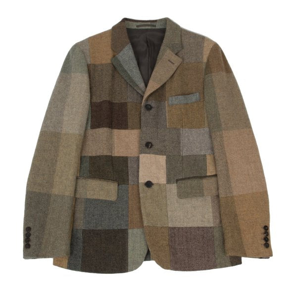 COMME des GARCONS HOMME DEUX Herringbone Jacket Beige Size M