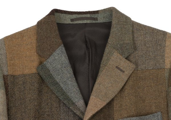 COMME des GARCONS HOMME DEUX Herringbone Jacket Beige Size M
