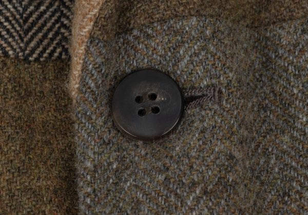 COMME des GARCONS HOMME DEUX Herringbone Jacket Beige Size M