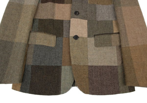 COMME des GARCONS HOMME DEUX Herringbone Jacket Beige Size M